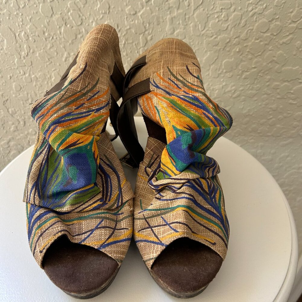 Muk Luks Sage Double Ankle Strap Wedge Sandals